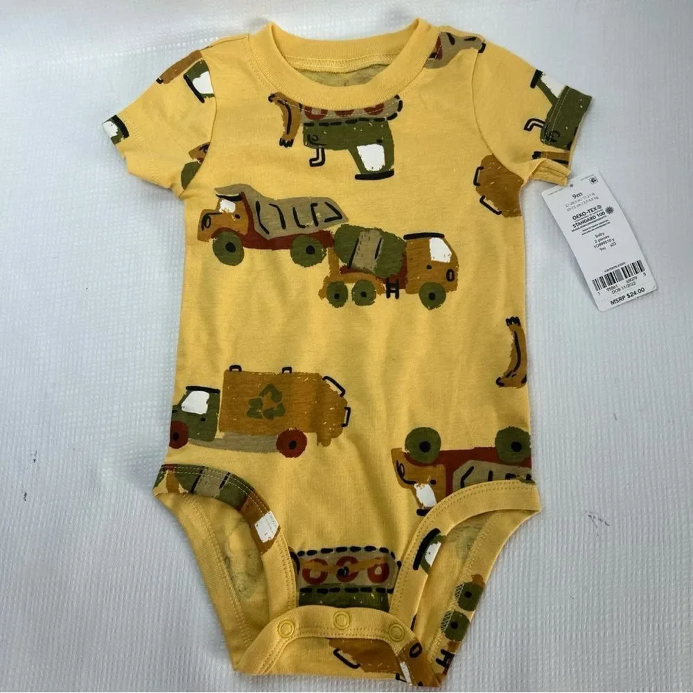 NWT 4 Pc Lot One Piece Outfits 9 Months Carters Disney Boys